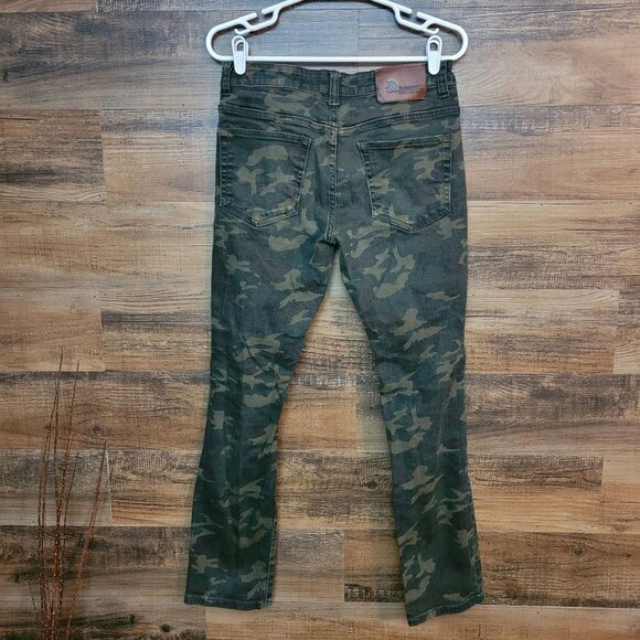 Argonaut Jeans Mens 32x32 Measures 30x30 Camo Ultra Slim Moto Ripped Stretch - Picture 2 of 11